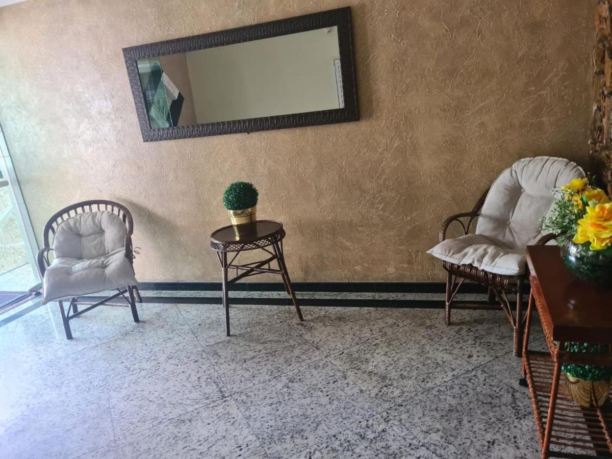 Apto A 50M Da Praia, Com Ar Condicionado, Wifi , Portaria 24H Praia Grande  Buitenkant foto