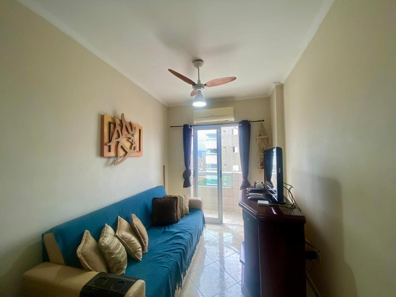 Apto A 50M Da Praia, Com Ar Condicionado, Wifi , Portaria 24H Praia Grande  Buitenkant foto